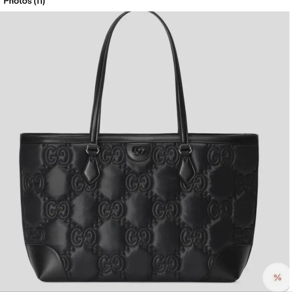 Authentic Gucci GG Matellase Medium Tote